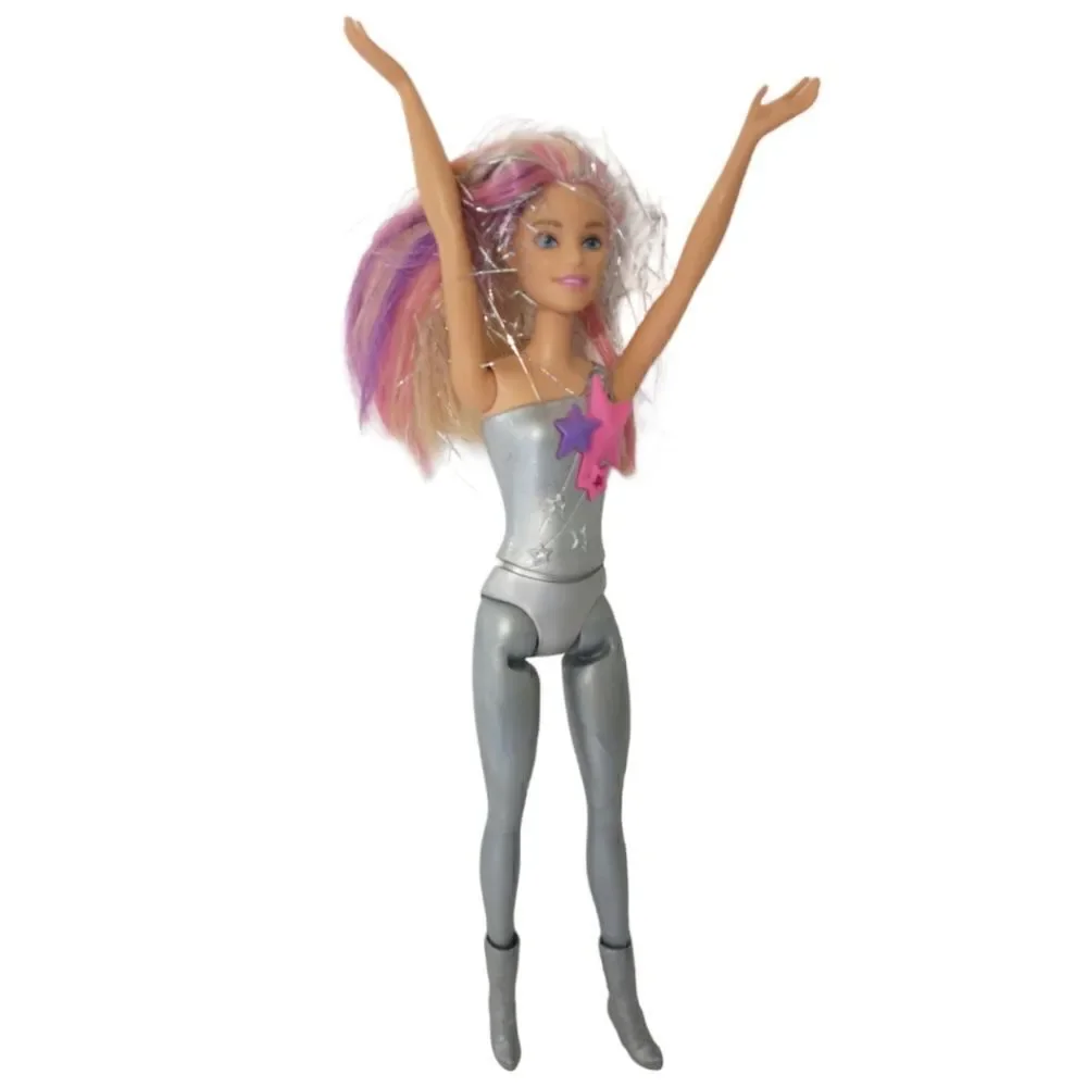 Barbie Starlight Galactic Adventure Doll Silvery No Clothes Sparkly Hair 2013. C